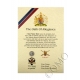 1st Queens Dragoon Guards Oath Of Allegiance Certificate